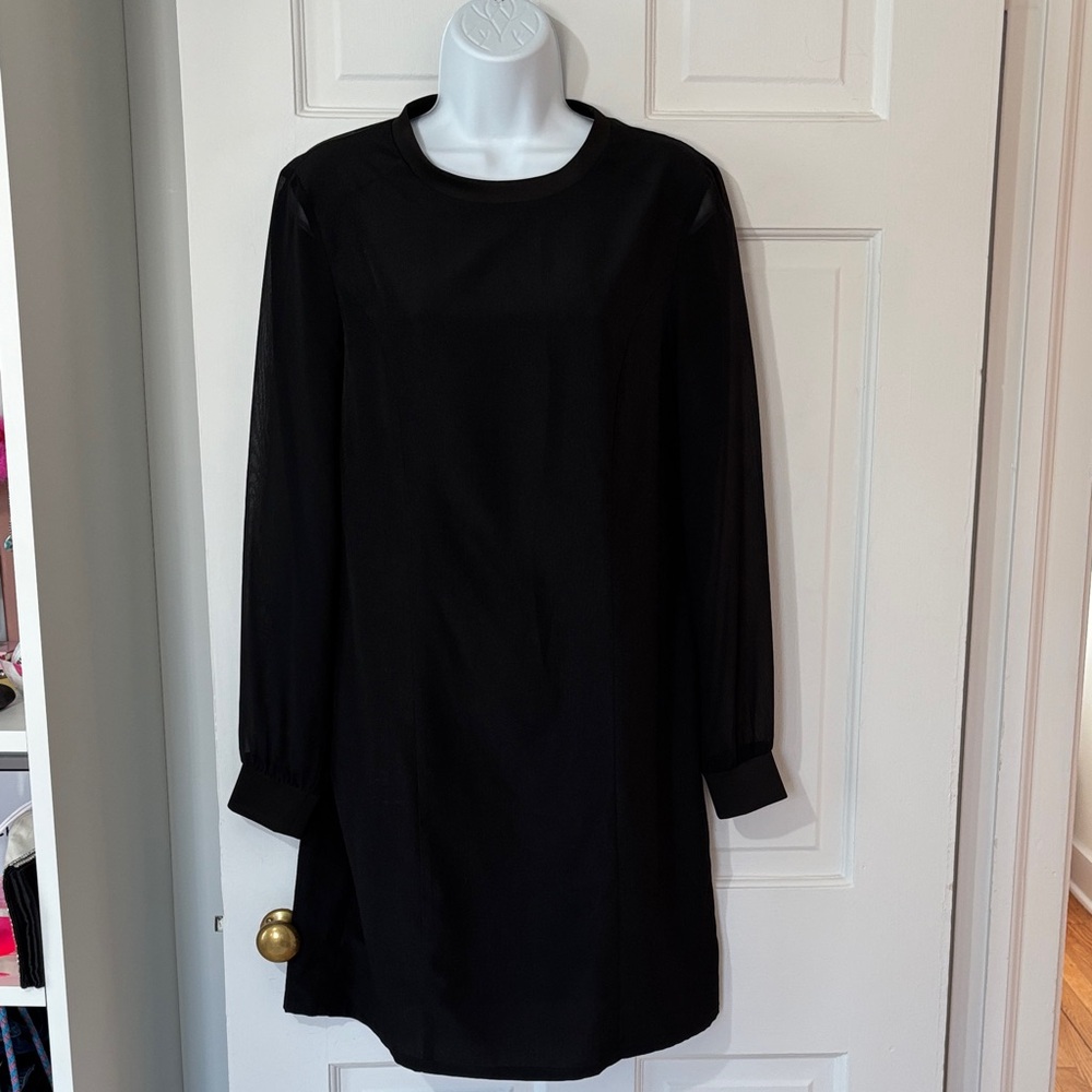 SHADES OF GREY BY MICAH COHEN Black Long Sleeve Dress